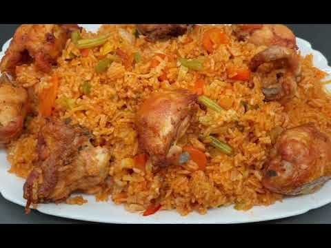 Riz au gras (Poulet local)