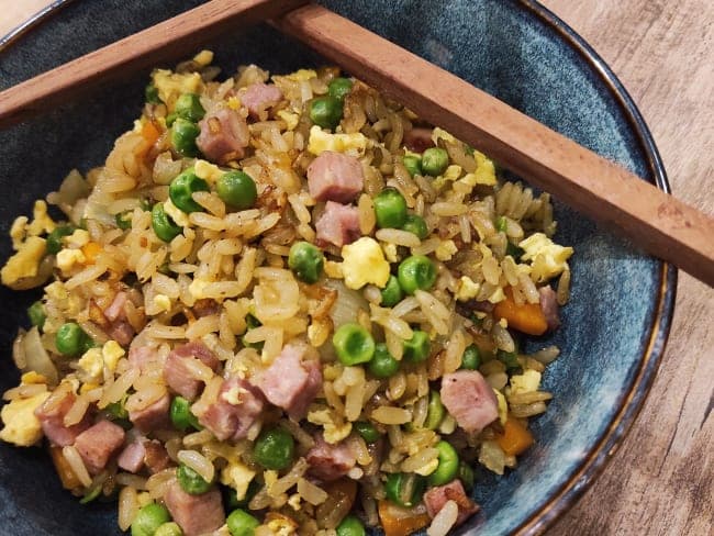 Riz cantonnais (Gésier, Viande, Foie)